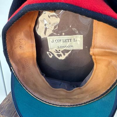 VINTAGE BRITISH ROYAL ARTILLERY OFFICERS DRESS CAP