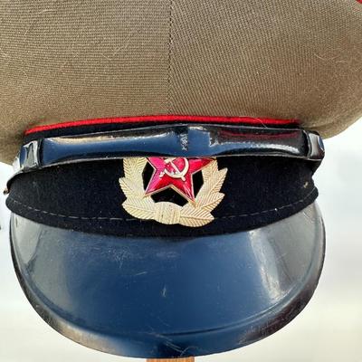VINTAGE SOVIET ARMY OFFICERS DRESS HAT