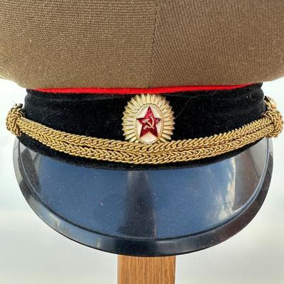 VINTAGE SOVIET MILITARY VISOR CAP