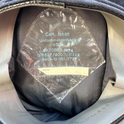 VINTAGE GERMAN AIR FORCE PEAKED VISOR CAP