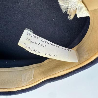A KRIEGSMARINE BATTLESHIP SEAMANS CAP