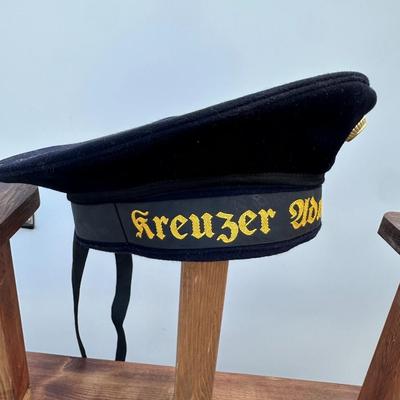 A KRIEGSMARINE BATTLESHIP SEAMANS CAP