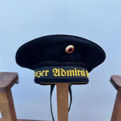 A KRIEGSMARINE BATTLESHIP SEAMANS CAP