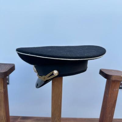 VINTAGE SOVIET NAVAL OFFICERS VISOR HAT