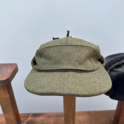 WWII CANADIAN DMC WINTER CAP AND NVA RUSSIAN ARMY WINTER HAT