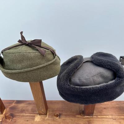WWII CANADIAN DMC WINTER CAP AND NVA RUSSIAN ARMY WINTER HAT