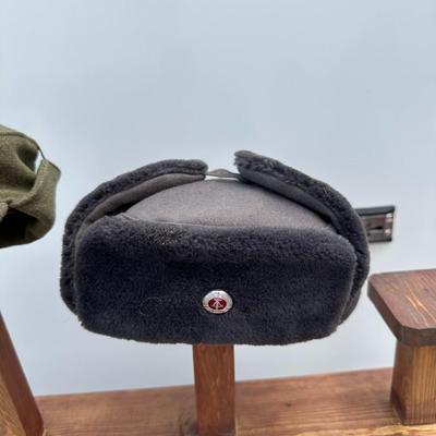 WWII CANADIAN DMC WINTER CAP AND NVA RUSSIAN ARMY WINTER HAT