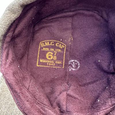 WWII CANADIAN DMC WINTER CAP AND NVA RUSSIAN ARMY WINTER HAT