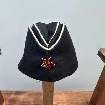SOVIET UNION NAVY PILOTKA HAT