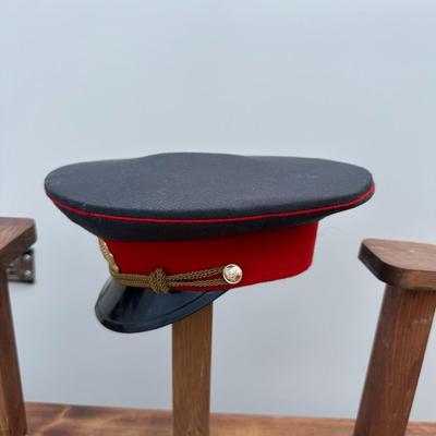 VINTAGE SOVIET MILITARY POLICE OFFICER VISOR CAP