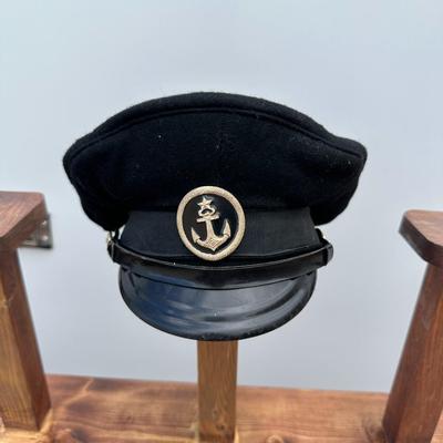 VINTAGE SOVIET NAVY OFFICERS VISOR CAP