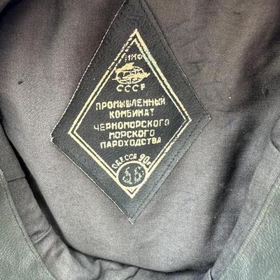 VINTAGE SOVIET NAVY OFFICERS VISOR CAP