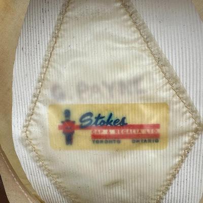 VINTAGE BRITISH ROYAL NAVY OFFICERS PEAK CAP