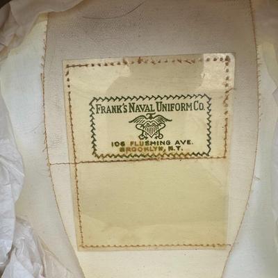 UNITED STATES NAVY OFFICERS WHITE VISOR CAP