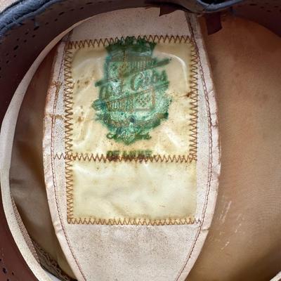 VINTAGE U.S. NAVY OFFICERS KHAKI COMBINATION CAP
