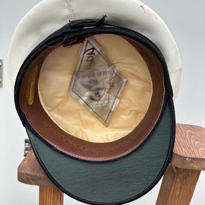 VINTAGE CALIFORNIA MARITIME ACADEMY OFFICERS VISOR CAP