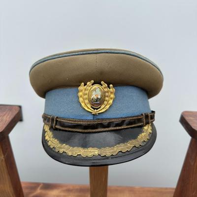 VINTAGE ROMANIAN SOCIALIST REPUBLIC SECURITATE OFFICERS VISOR CAP