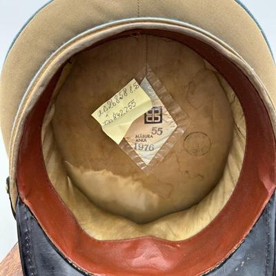 VINTAGE ROMANIAN SOCIALIST REPUBLIC SECURITATE OFFICERS VISOR CAP