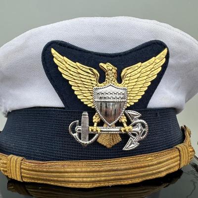 VINTAGE U.S. COAST GUARD OFFICERS SERVICE CAP