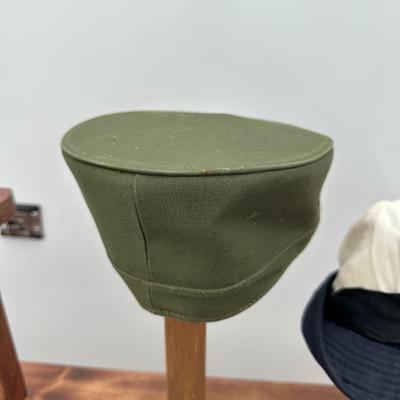 U.S. ARMY RIDGEWAY HAT AND VINTAGE U.S. NAVY W.A.V.E.S. HAT