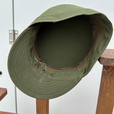U.S. ARMY RIDGEWAY HAT AND VINTAGE U.S. NAVY W.A.V.E.S. HAT