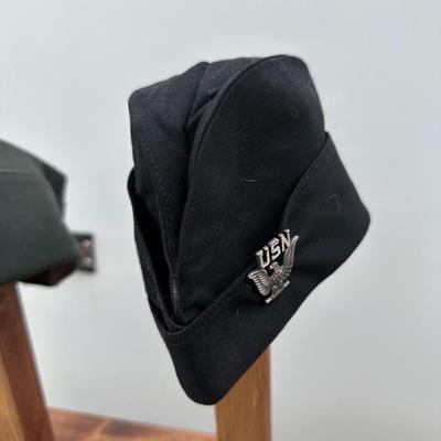U.S. ARMY GARRISON CAP AND U.S.N. GARRISON CAP