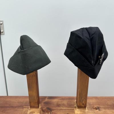 U.S. ARMY GARRISON CAP AND U.S.N. GARRISON CAP