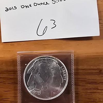 1 oz silver bullion round