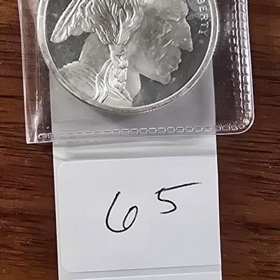 1 silver 1 oz round
