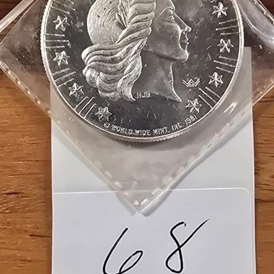 1 oz silver round