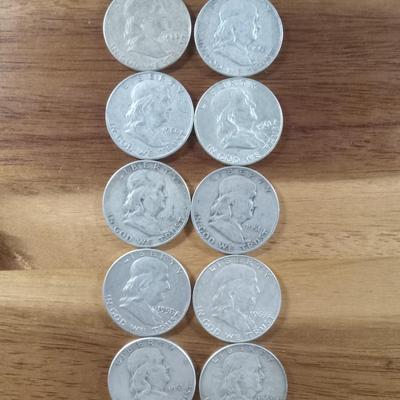 10 franklin halves