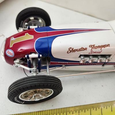 2 Vintage GMP Sprint Cars Die Cast Al Unser Driver Parnelli Jones Firestone Johnny Lightning w Box , Sheraton Thompson Special A.J. Foyt...