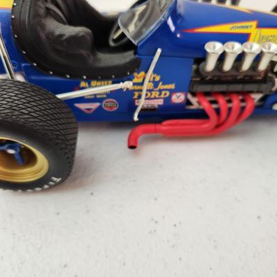 2 Vintage GMP Sprint Cars Die Cast Al Unser Driver Parnelli Jones Firestone Johnny Lightning w Box , Sheraton Thompson Special A.J. Foyt...