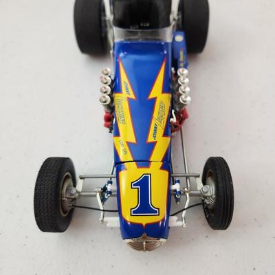 2 Vintage GMP Sprint Cars Die Cast Al Unser Driver Parnelli Jones Firestone Johnny Lightning w Box , Sheraton Thompson Special A.J. Foyt...