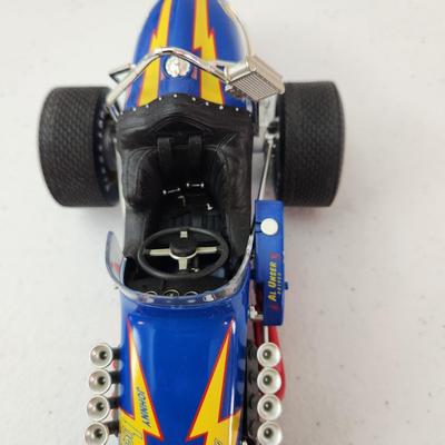 2 Vintage GMP Sprint Cars Die Cast Al Unser Driver Parnelli Jones Firestone Johnny Lightning w Box , Sheraton Thompson Special A.J. Foyt...