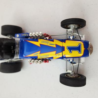 2 Vintage GMP Sprint Cars Die Cast Al Unser Driver Parnelli Jones Firestone Johnny Lightning w Box , Sheraton Thompson Special A.J. Foyt...