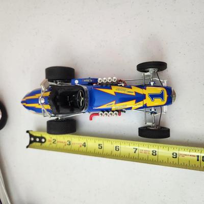 2 Vintage GMP Sprint Cars Die Cast Al Unser Driver Parnelli Jones Firestone Johnny Lightning w Box , Sheraton Thompson Special A.J. Foyt...