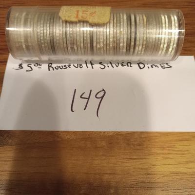 Roll of 90% silver dimes