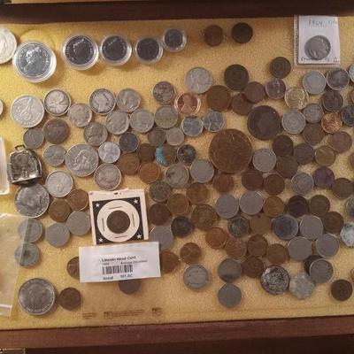 1939 german coin and lot of misc coins