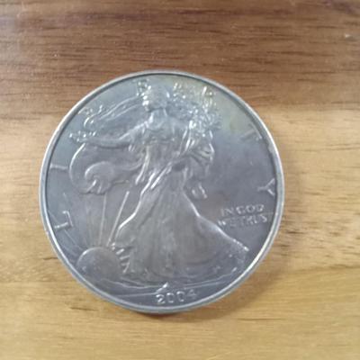 2004 1oz silver eagle