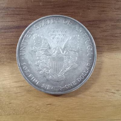 2004 1oz silver eagle