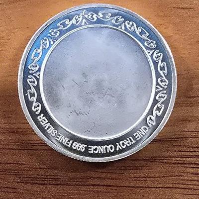 1 oz .999 silver round