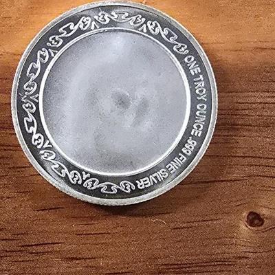 1 oz .999 silver round