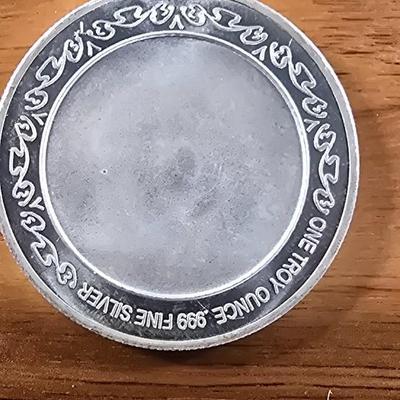 1 oz .999 silver round