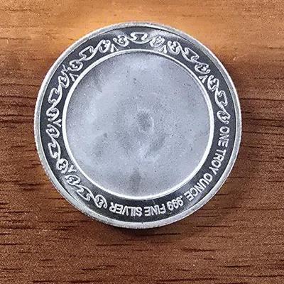 1 oz .999 silver round