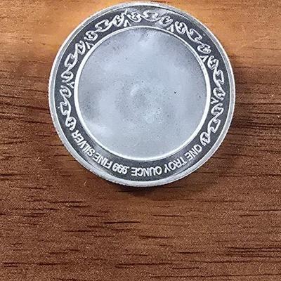 1 oz .999 silver round