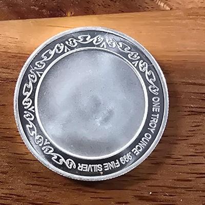 1 oz .999 silver round