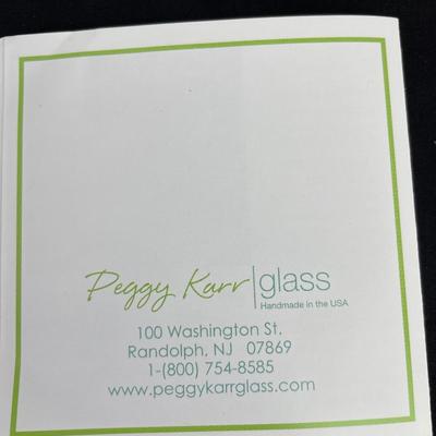 Peggy Karr Glass Bistro Square Plate