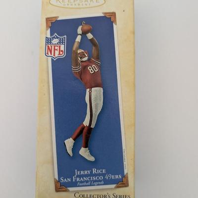 Hallmark Keepsake Jerry Rice San Francisco 49ers NFL Ornament 2003 Collectors Series