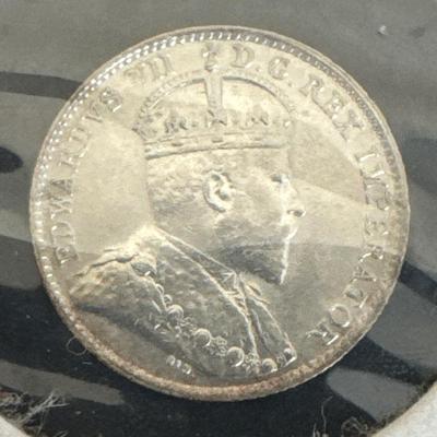 1910 Canada 5 Cent Coin